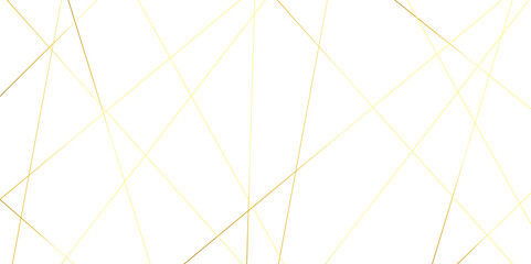 Abstract gold line luxury background template. geometric pattern squares and triangle shape. geometric random chaotic lines background. colorful outline monochrome texture vector illustration