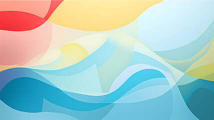 Fototapeta premium Seamless pattern with nice and pastel colors, the design has no blur effect