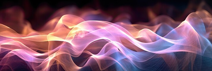 Obraz premium Flowing Wave of Light