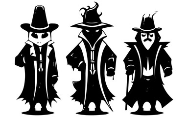 Spooky Halloween Characters Vector Art: Trending Edition