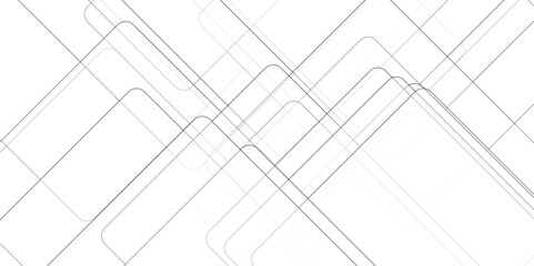 Abstract grey lines on white background with luxury shapes architecture plan. Modern pattern elegant gray line template background.	
