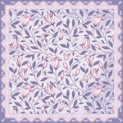 beautiful floral scarf design 13