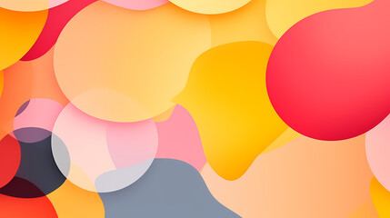 Pastel background with abstract geometric shapes
