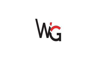 GW, WG , G , W, Abstract Letters Logo Monogram	