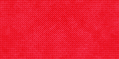 Obraz premium Seamless pattern of red anti-slip yoga mat with massage tactile texture. PVC smooth mattress for fitness, pilates and aerobics. Vector background with gradient mesh