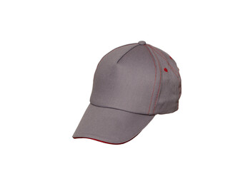 Fototapeta premium brown color cap on isolate white background