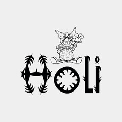 Holi day design and t shirt