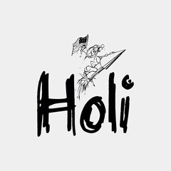 Holi day design and t shirt