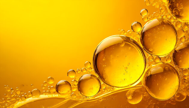 BOLHAS. FUNDO DE TELA AMARELO COM FORMA&Ccedil;&Atilde;O DE BOLHAS NAS EXTREMIDADES COM ESPA&Ccedil;O NEGATIVA PARA ESCRITA DE TEXTO