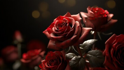 only red roses