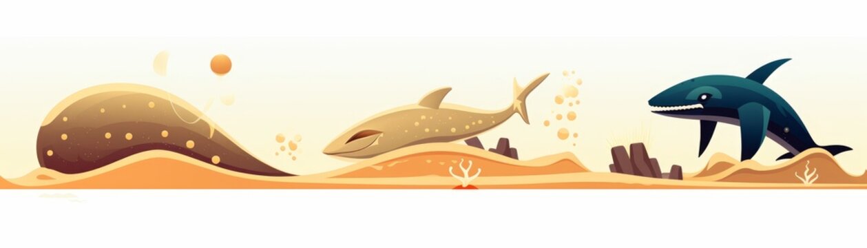 Serpent Sandbox Hamsi phenomena manta ray minimalist illustration