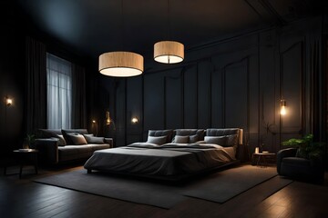 modern bed room