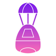 Space Capsule Flat Gradient Style