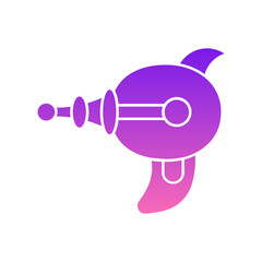 Laser Gun Flat Gradient Style