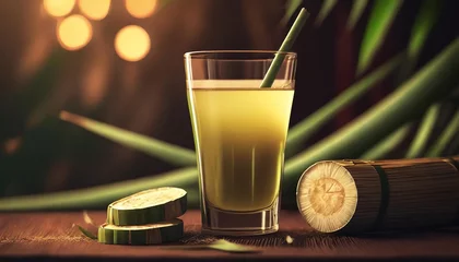 Fototapeten piece of sugarcane juice © Wayne