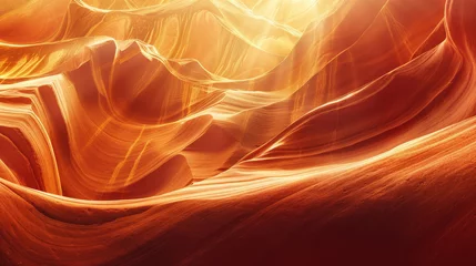 Photo sur Plexiglas Brique Natural Light Spectacle in Antelope Canyon: A Dance of Color and Form in Arizona's Depths