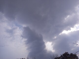Thunderstorm cloud