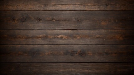 Naklejka premium Rustic dark wooden planks embellished with rich textures and intricate patterns 