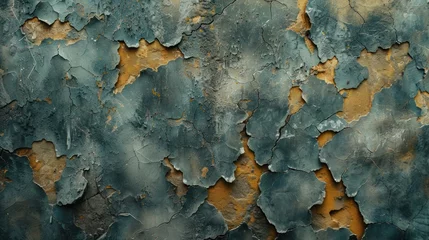 Fotobehang mortar wall decay background © KRIS