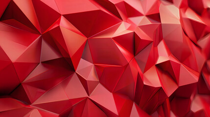 red geometry background