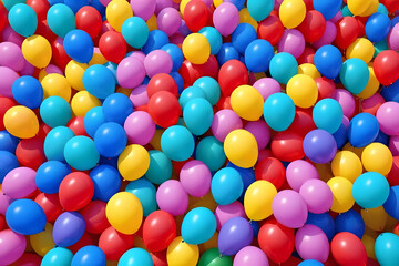 Obraz premium colorful balloons background