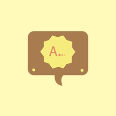 A. text icon 