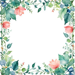 Fototapeta premium frame of flowers