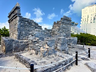 Yamil Lu'um Maya Ruine Cancun (Mexiko)