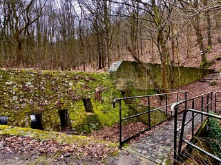 Brücke Aufstieg zum Hexentanzplatz in Thale (Sachsen-Anhalt)