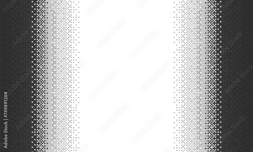 Poster halftone bitmap background. 8-bit pixel gradient. vector illustration.