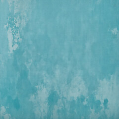 Abstract grunge decorative relief Cyan stucco wall texture