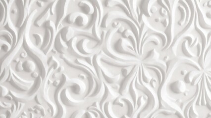 Fototapeta premium Abstract grunge decorative relief White stucco wall texture