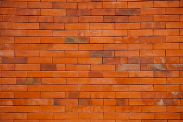 Obraz premium Red Brick wall background. building background