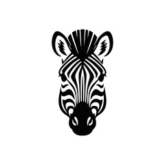 Simple and Clean Zebra Logo Icon