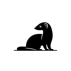 Mongoose Logo Icon Simple and Clean