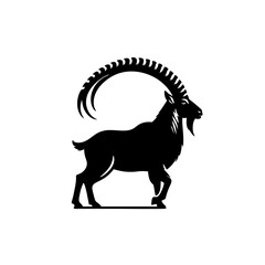 Markhor Logo Icon Simple and Clean	
