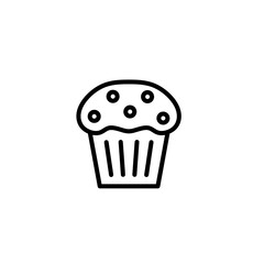 cupcake with icing on white