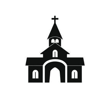 recommend clip art: Isolated religion building symbol. Simple Sihouette Church Vector EPS 10. Religion illustration sign. Abstract cute church. Church icon. Orthodox church building vector. Church vector outline icon.