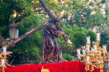 estación de penitencia de nuestro Padre Jesús de la salud de la hermandad de la candelaria,...