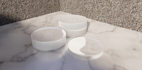 Plate stack illustration design