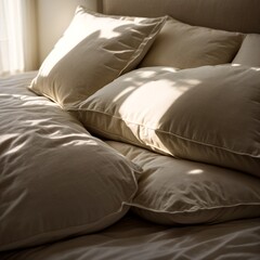Cozy Cushions Embraced By Warm Sunlight Invite You For A Peaceful Respite 