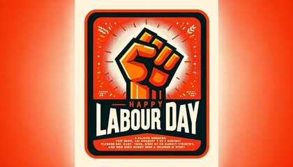 labor day sticker  - obrazy, fototapety, plakaty