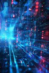 Fototapeta premium Abstract technology background