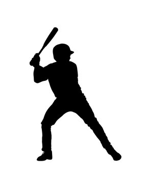 recommend clip art: Baseball player silhouette vector illustrations,Baseball player detailed silhouettes