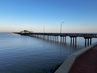 Obraz premium Fairhope Al pier at sunrise
