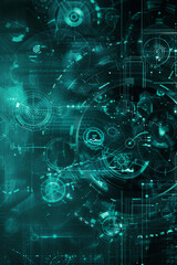 Obraz premium Abstract technology background