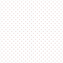 polka dots on white with red heart