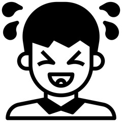 LAUGH,fun,feelings,man,happy.svg