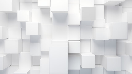 Contemporary 3D Cube Mosaic Background