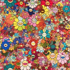 Floral seamless pattern, flower pattern, background.